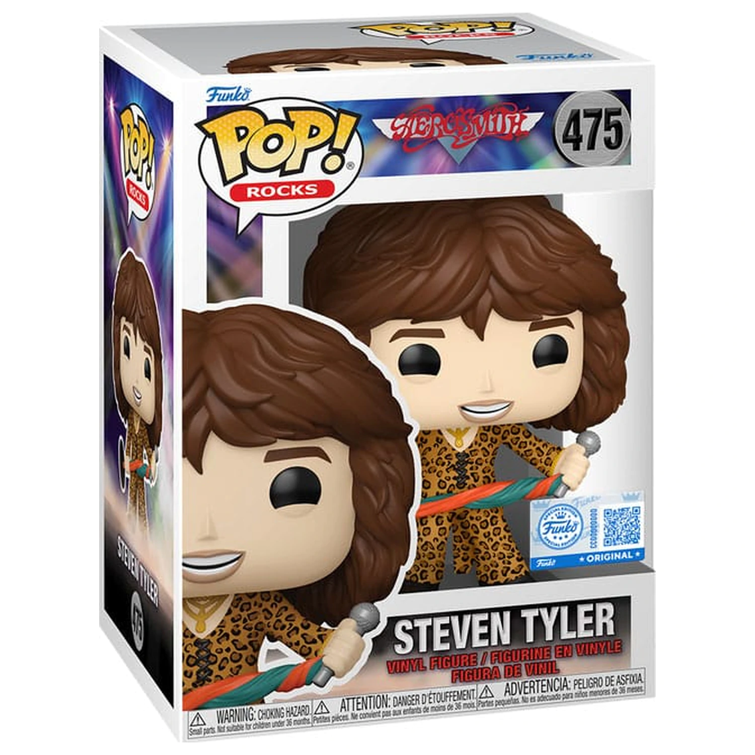 Aerosmith Funko POP! Rocks Vinyl Figure Steven Tyler (Leopard Outfit) Exclusive Edition 9 cm product photo