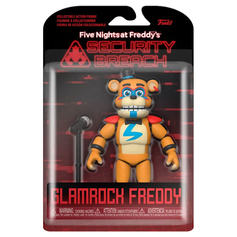 Five Nights at Freddy's Security Breach Action Figure Glamrock Freddy 13 cm product photo