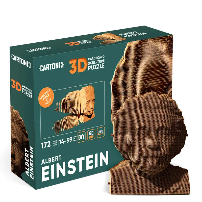 Albert Einstein cartonic 3D puzzle 172pcs product photo