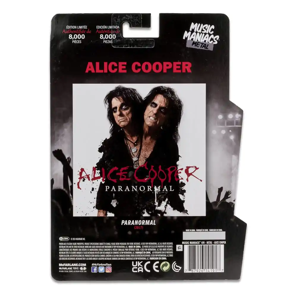 Alice Cooper Metal Music Maniacs Action Figure Alice Cooper 15 cm termékfotó