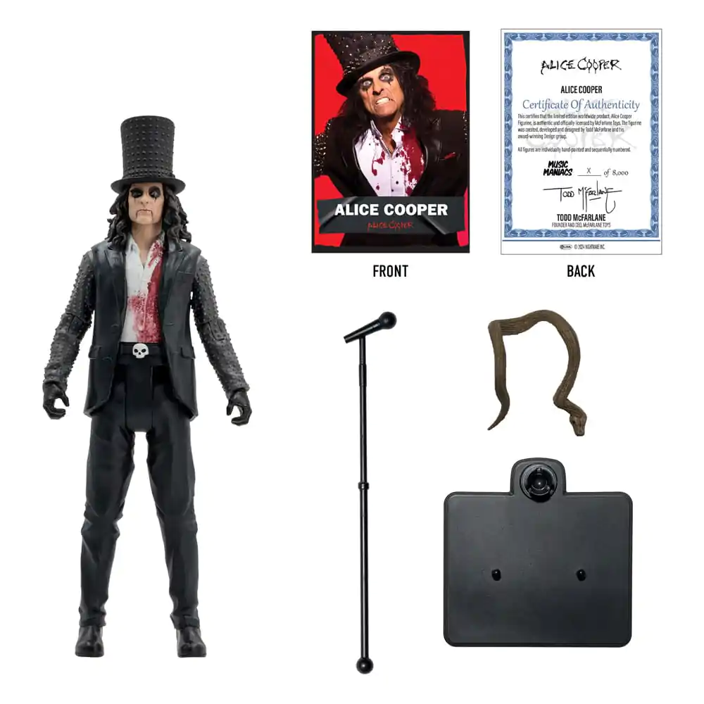 Alice Cooper Metal Music Maniacs Action Figure Alice Cooper 15 cm termékfotó