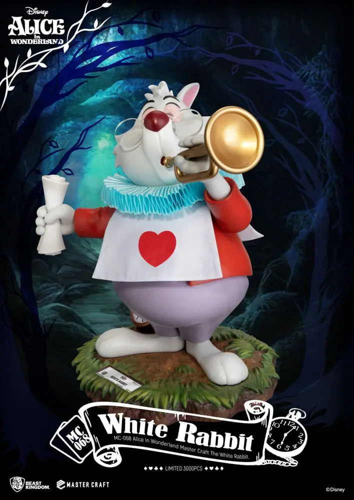 Alice In Wonderland Master Craft Statue The White Rabbit 36 cm termékfotó