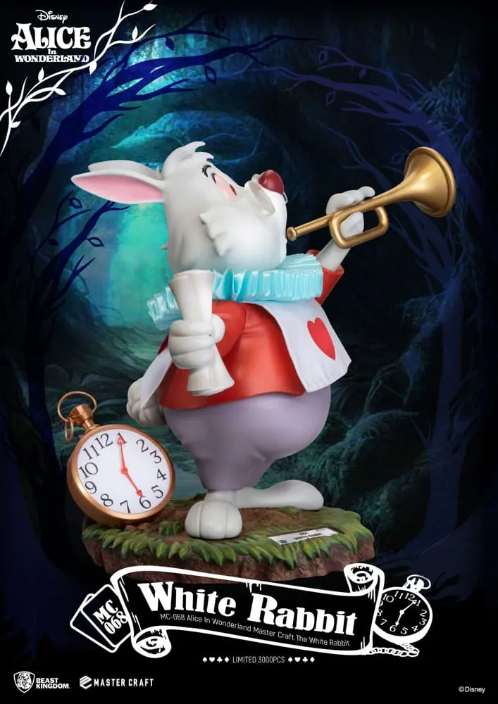 Alice In Wonderland Master Craft Statue The White Rabbit 36 cm termékfotó