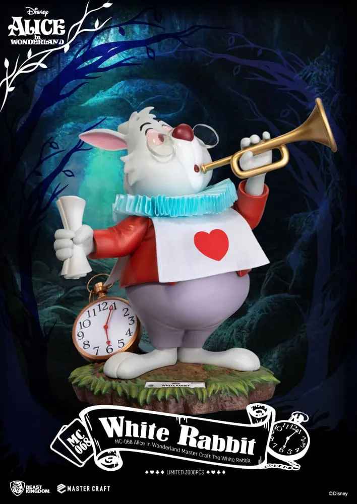 Alice In Wonderland Master Craft Statue The White Rabbit 36 cm termékfotó