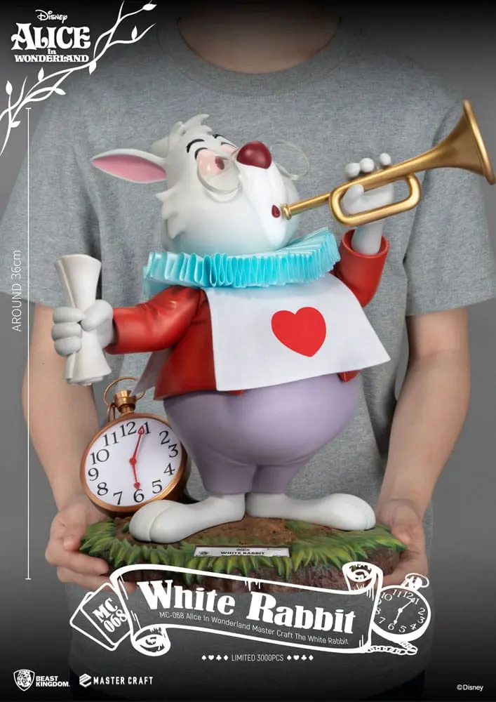 Alice In Wonderland Master Craft Statue The White Rabbit 36 cm termékfotó