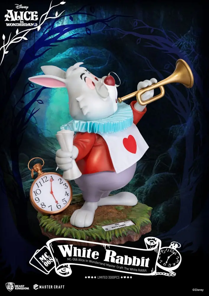 Alice In Wonderland Master Craft Statue The White Rabbit 36 cm termékfotó