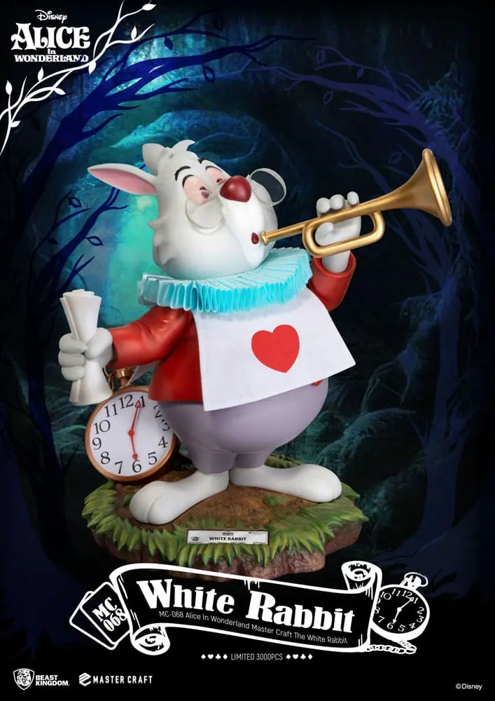 Alice In Wonderland Master Craft Statue The White Rabbit 36 cm termékfotó