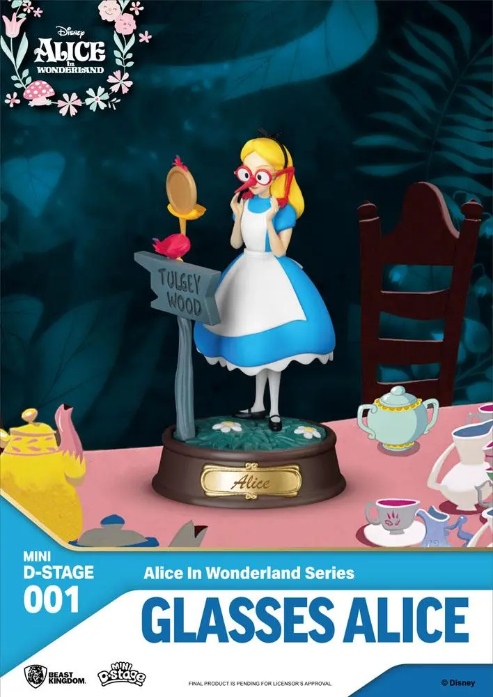 Alice in Wonderland Mini Diorama Stage Statues 6-pack 10 cm product photo