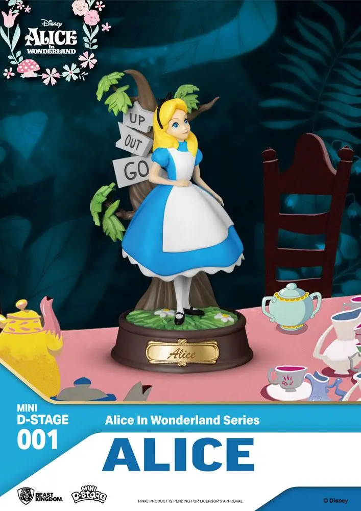 Alice in Wonderland Mini Diorama Stage Statues 6-pack 10 cm product photo