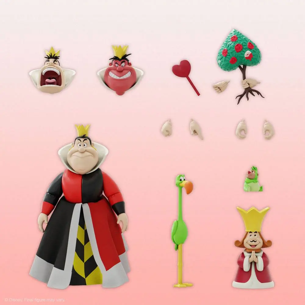 Alice in Wonderland Disney Ultimates Action Figure Queen of Hearts 18 cm product photo