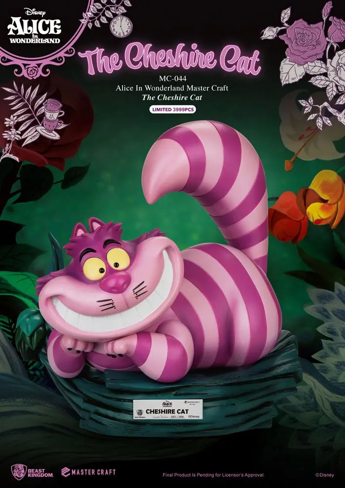 Alice In Wonderland Master Craft Statue The Cheshire Cat 36 cm product photo