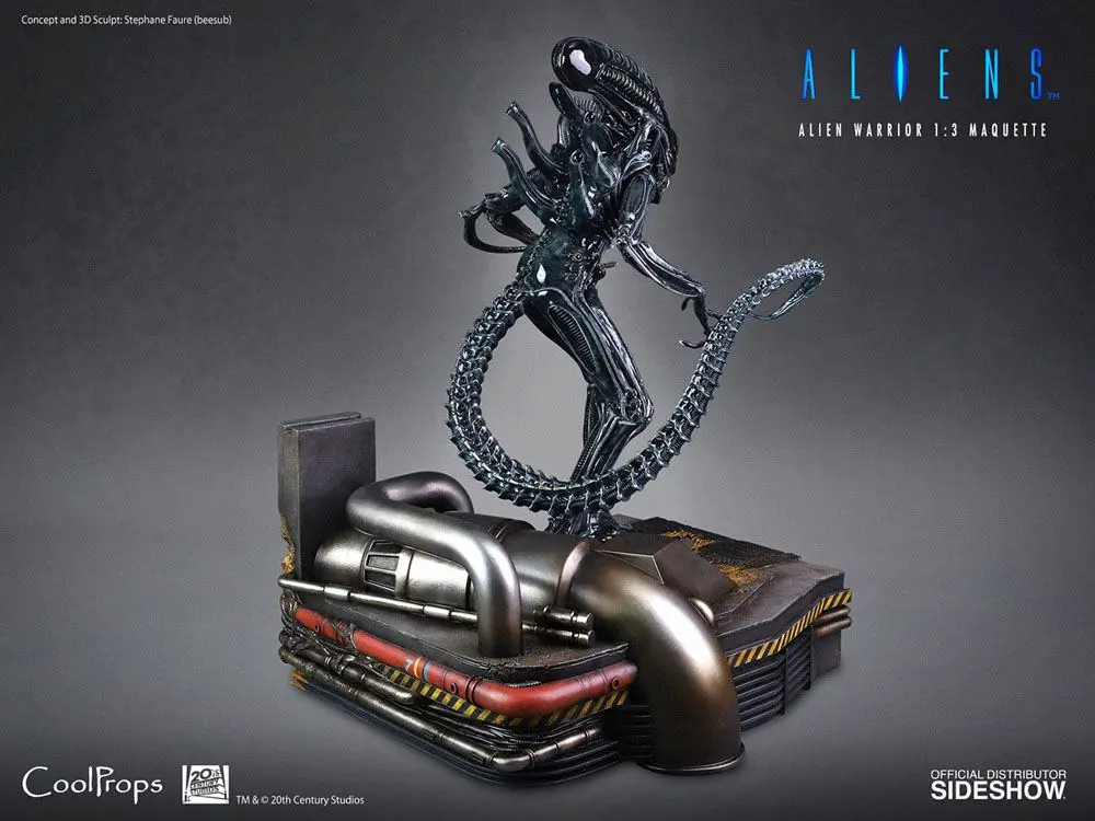Alien Statue 1/3 Alien Warrior Deluxe 74 cm product photo