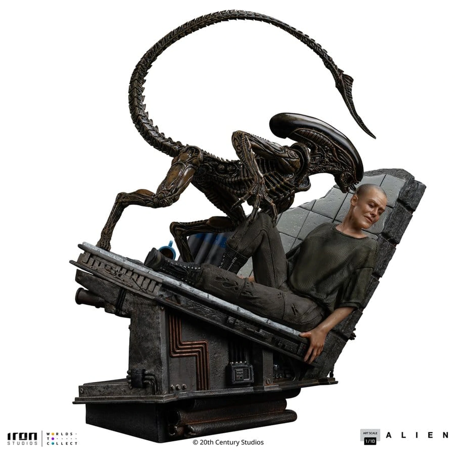 Alien 3 Art Scale Statue 1/10 Ellen Ripley and Dog Alien 23 cm product photo