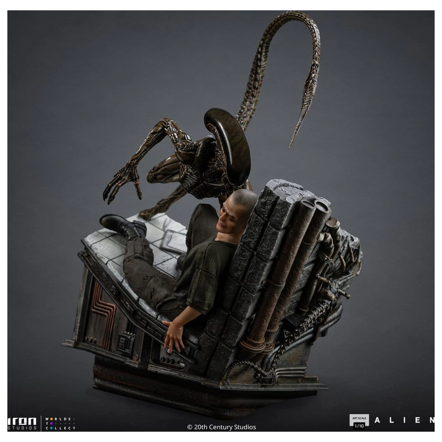 Alien 3 Art Scale Statue 1/10 Ellen Ripley and Dog Alien 23 cm product photo