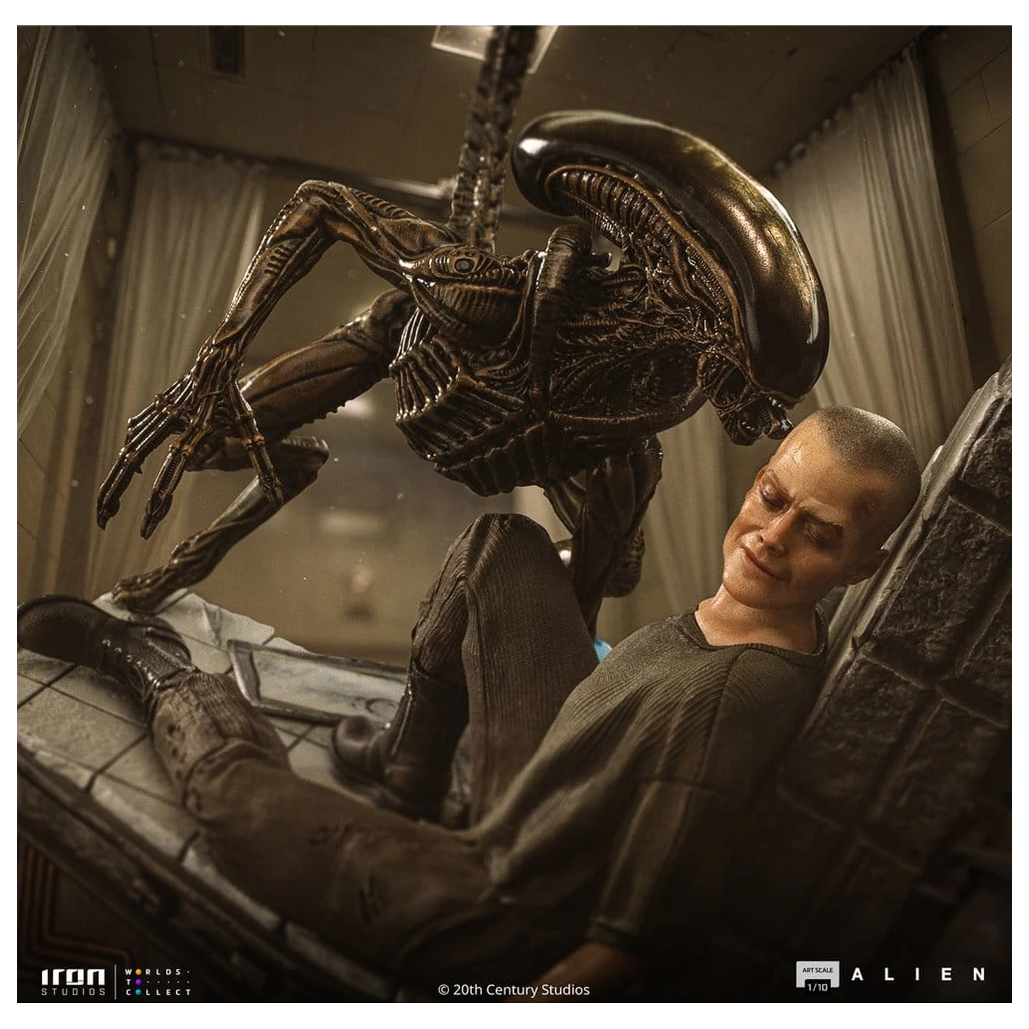 Alien 3 Art Scale Statue 1/10 Ellen Ripley and Dog Alien 23 cm product photo