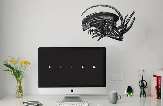 Alien Wall Decal Set product photo
