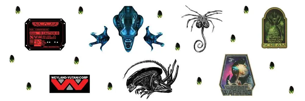 Alien Wall Decal Set product photo