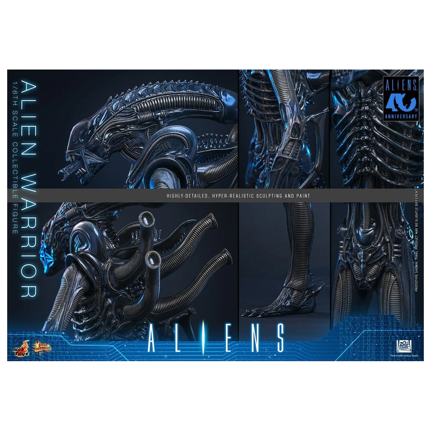 Alien Movie Masterpiece Action Figure 1/6 Alien Warrior 39 cm product photo