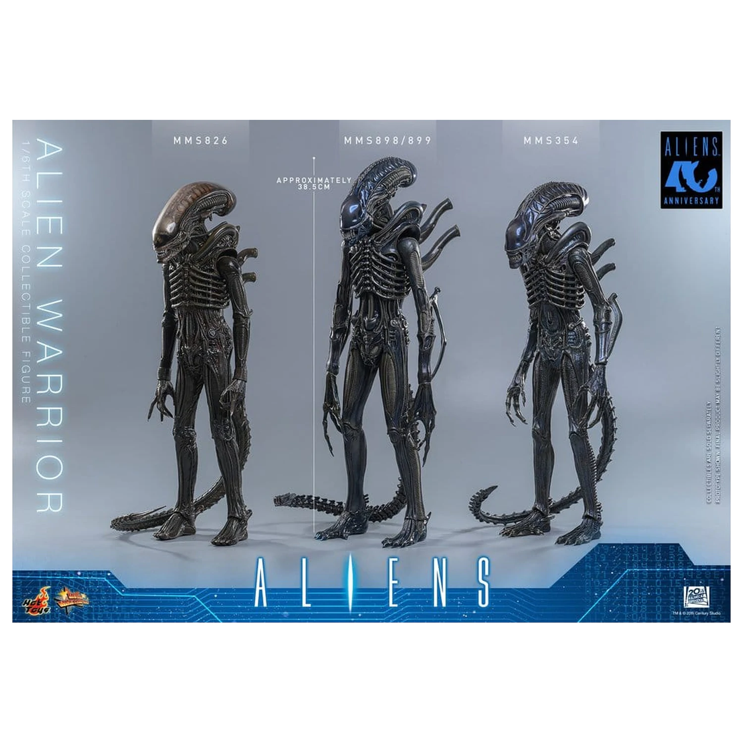 Alien Movie Masterpiece Action Figure 1/6 Alien Warrior 39 cm product photo