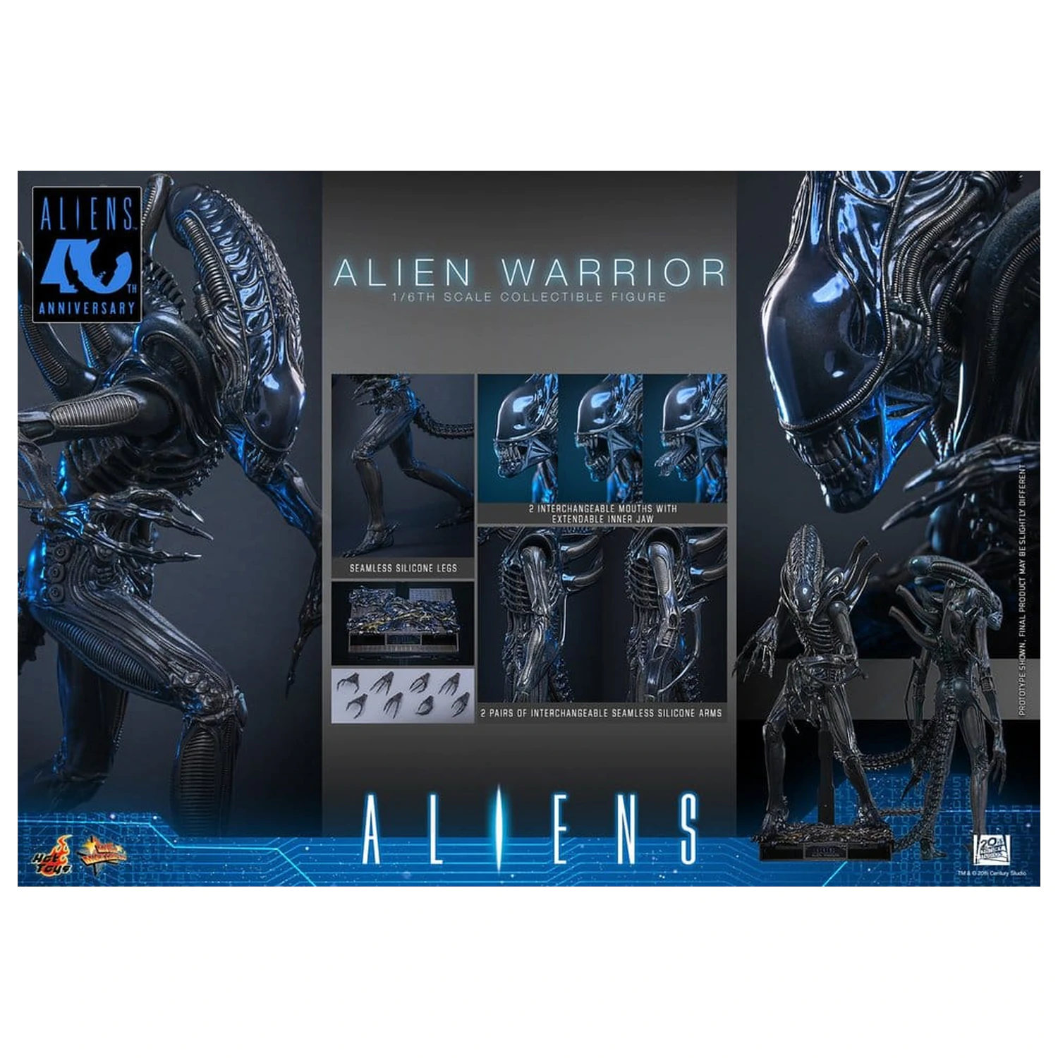 Alien Movie Masterpiece Action Figure 1/6 Alien Warrior 39 cm product photo