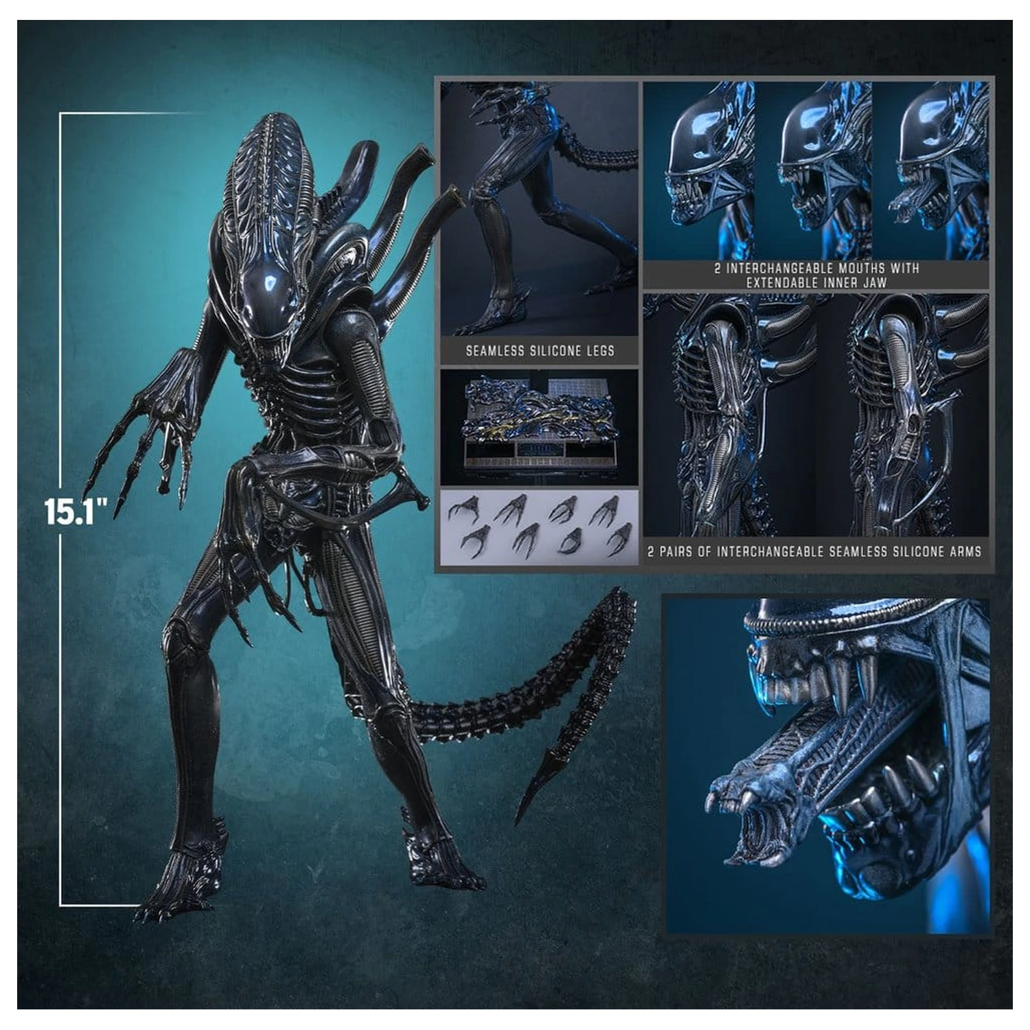 Alien Movie Masterpiece Action Figure 1/6 Alien Warrior 39 cm product photo
