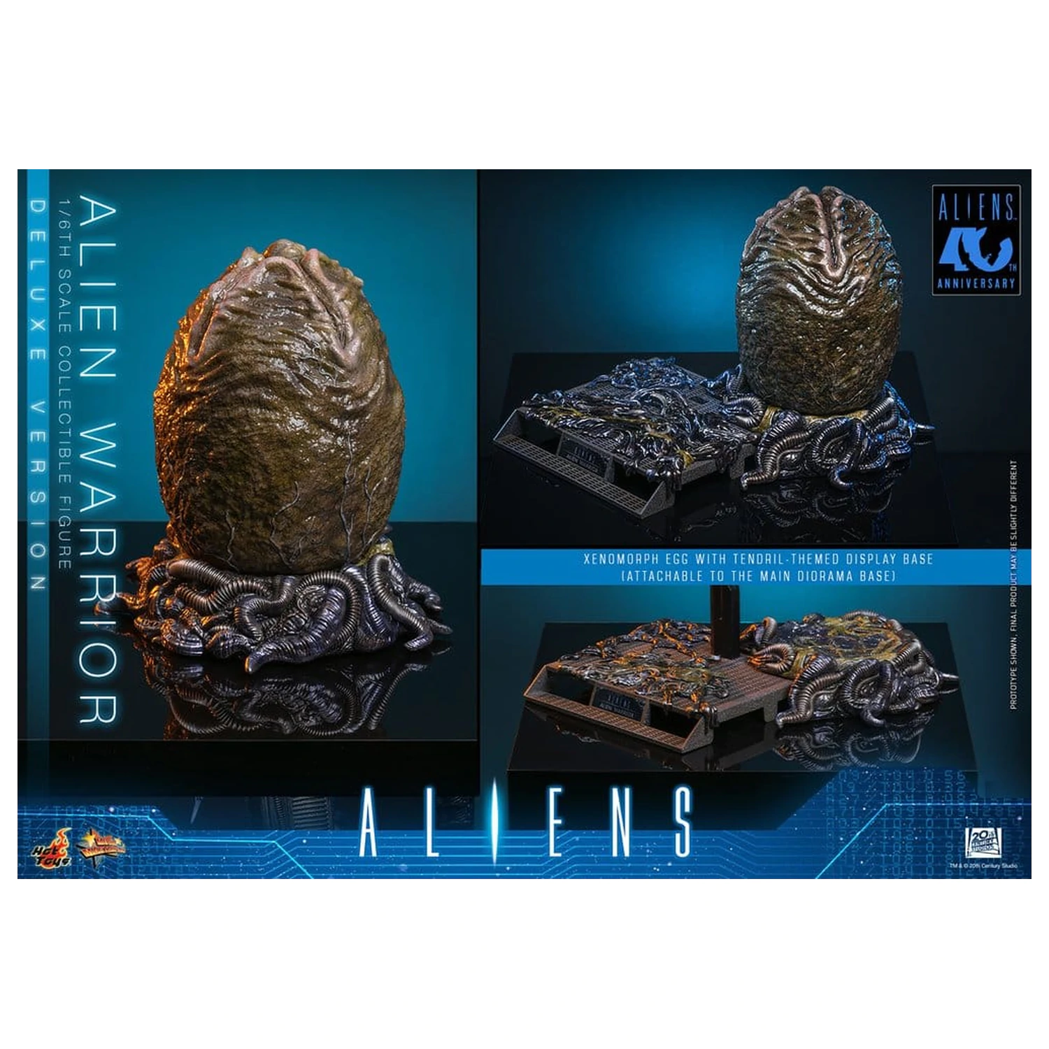 Alien Movie Masterpiece Action Figure 1/6 Alien Warrior (Deluxe Version) 39 cm product photo