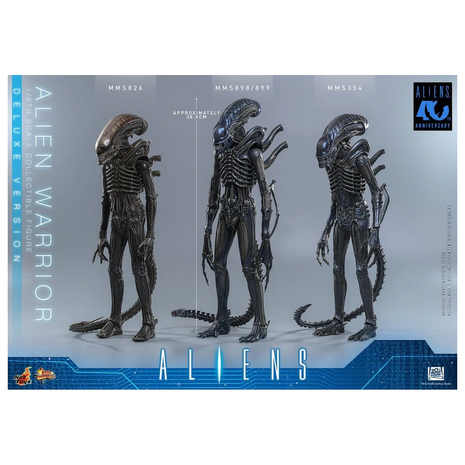 Alien Movie Masterpiece Action Figure 1/6 Alien Warrior (Deluxe Version) 39 cm product photo