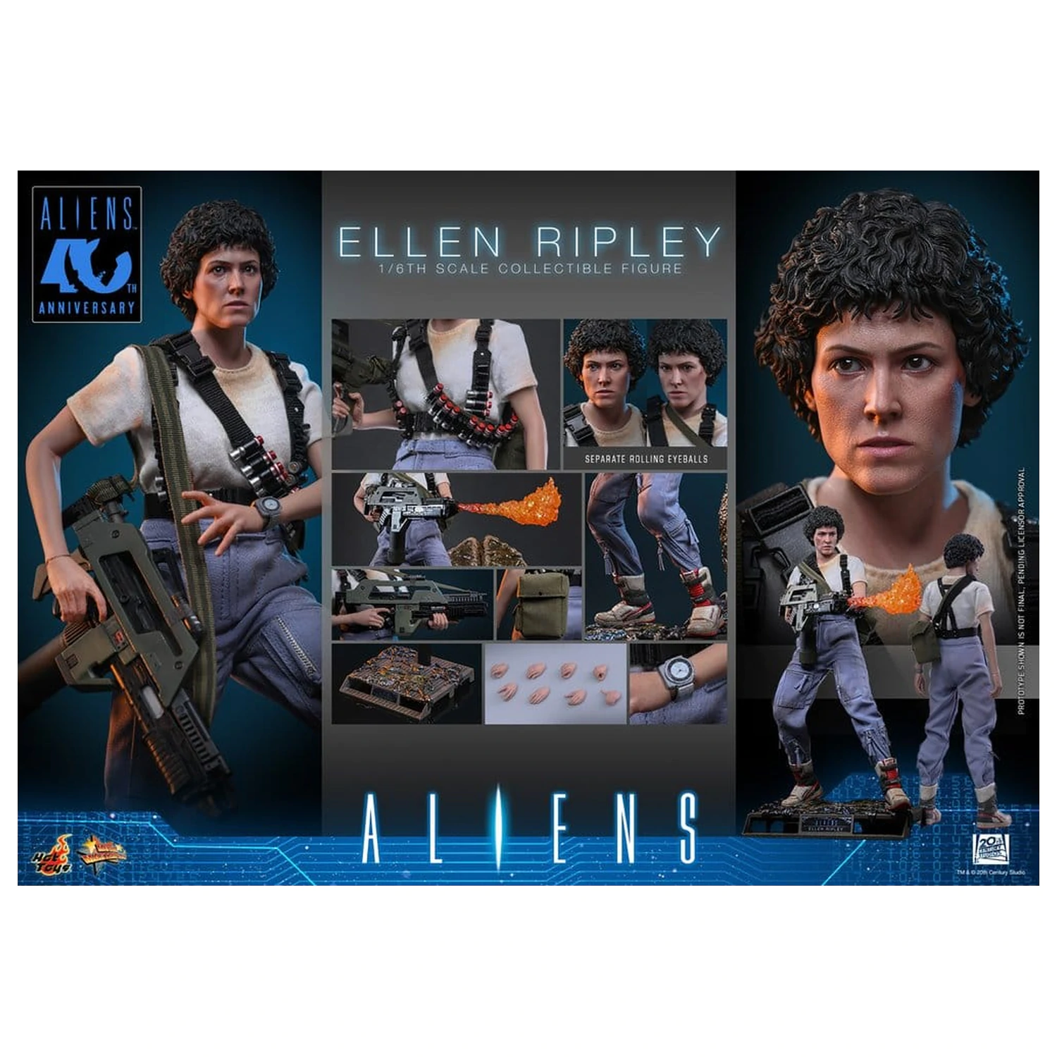 Alien Movie Masterpiece Action Figure 1/6 Ellen Ripley 30 cm product photo