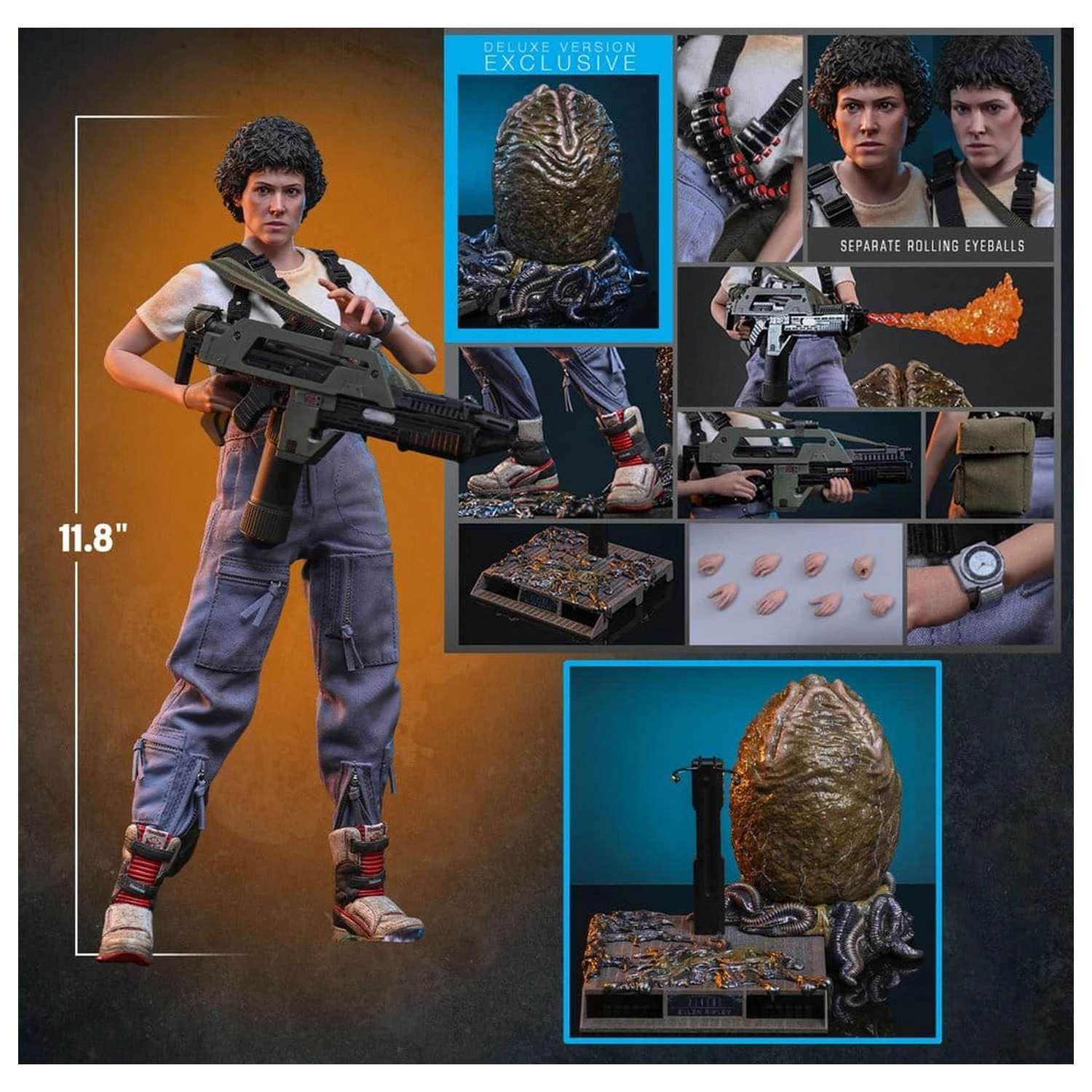 Alien Movie Masterpiece Action Figure 1/6 Ellen Ripley (Deluxe Version) 30 cm product photo