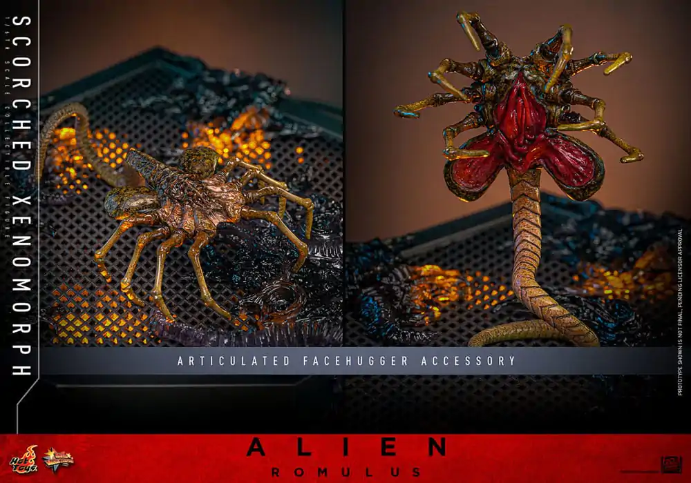 Alien: Romulus Movie Masterpiece Action Figure 1/6 Scorched Xenomorph 44 cm termékfotó