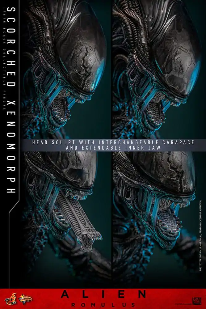 Alien: Romulus Movie Masterpiece Action Figure 1/6 Scorched Xenomorph 44 cm termékfotó