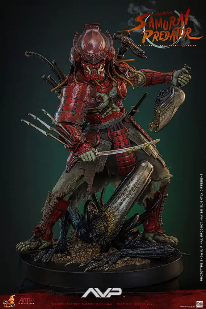 Alien vs. Predator Artist Collection Action Figure 1/6 Akaoni Samurai Predator 35 cm termékfotó