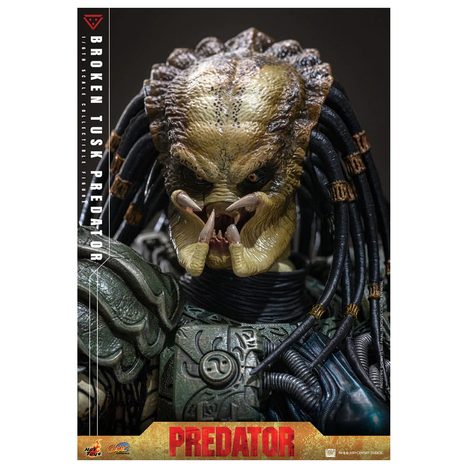 Alien vs. Predator Comic Masterpiece Action Figure 1/6 Broken Tusk Predator 35 cm product photo