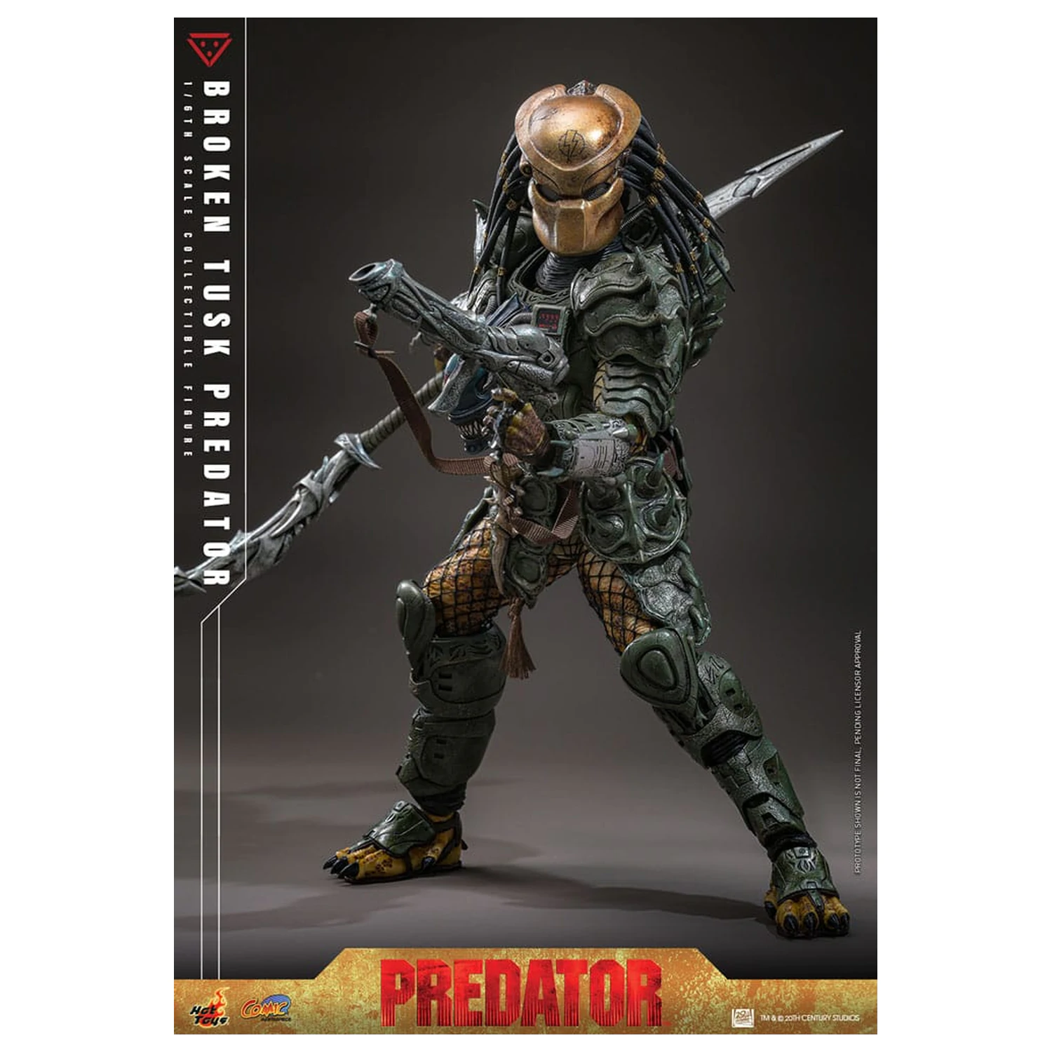 Alien vs. Predator Comic Masterpiece Action Figure 1/6 Broken Tusk Predator 35 cm product photo