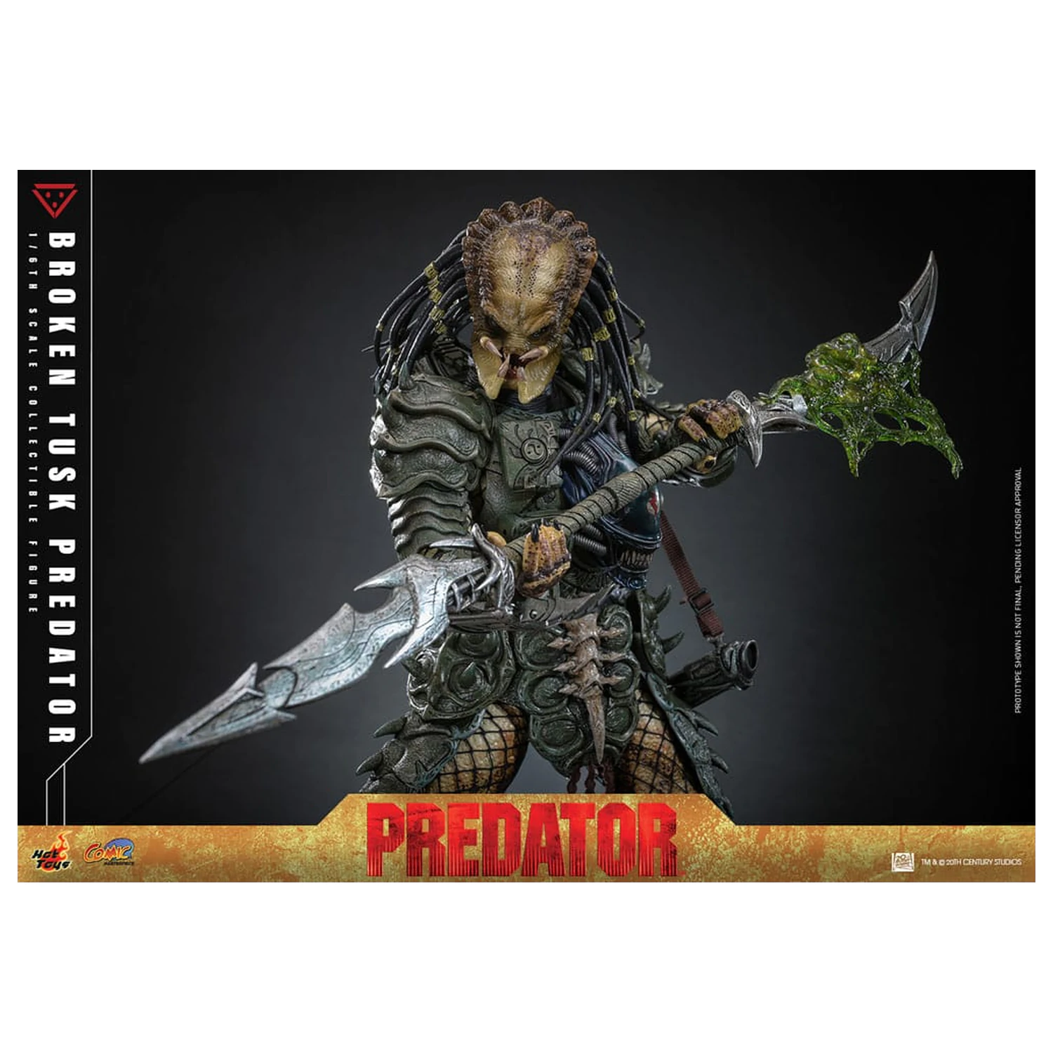 Alien vs. Predator Comic Masterpiece Action Figure 1/6 Broken Tusk Predator 35 cm product photo