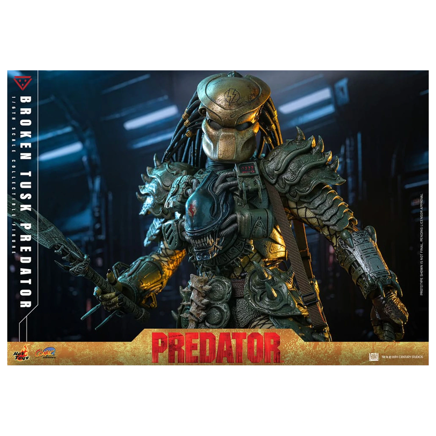 Alien vs. Predator Comic Masterpiece Action Figure 1/6 Broken Tusk Predator 35 cm product photo