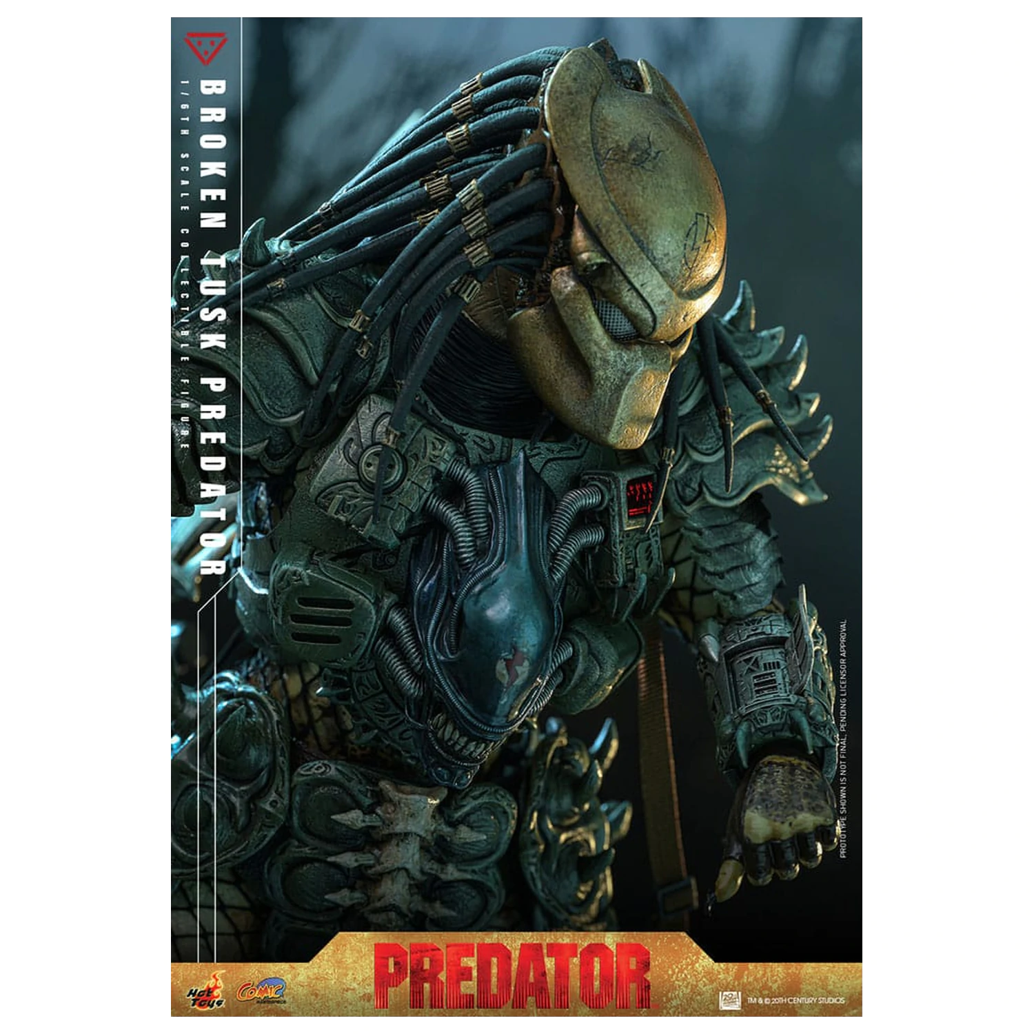 Alien vs. Predator Comic Masterpiece Action Figure 1/6 Broken Tusk Predator 35 cm product photo