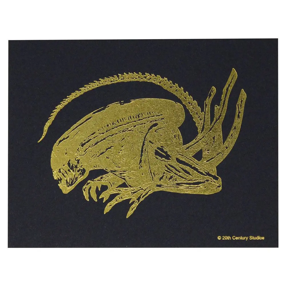 Alien XL Premium Pin Badge (gold plated) product photo