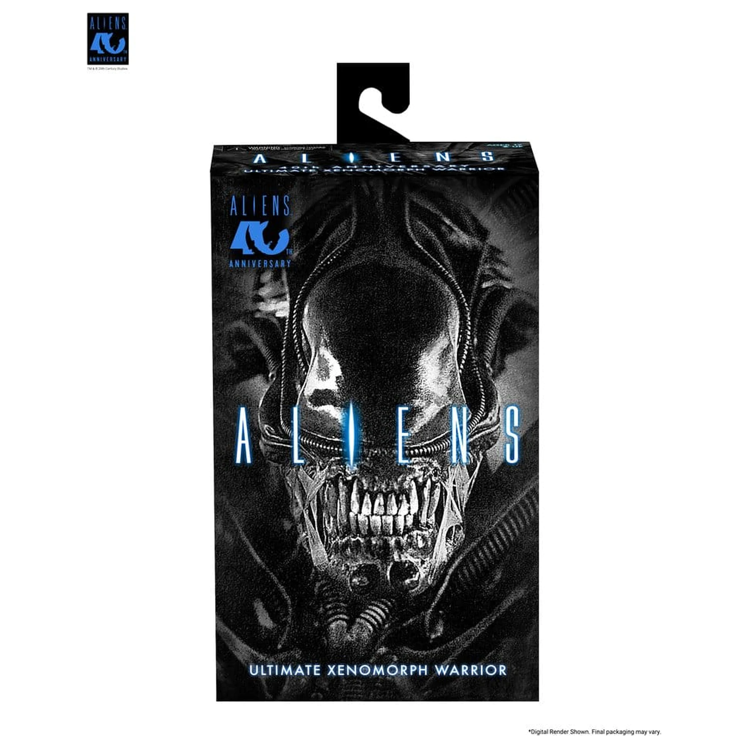 Aliens Ultimate Action Figure Warrior (1986) Xenomorph Black (40th Anniversary) 23 cm product photo