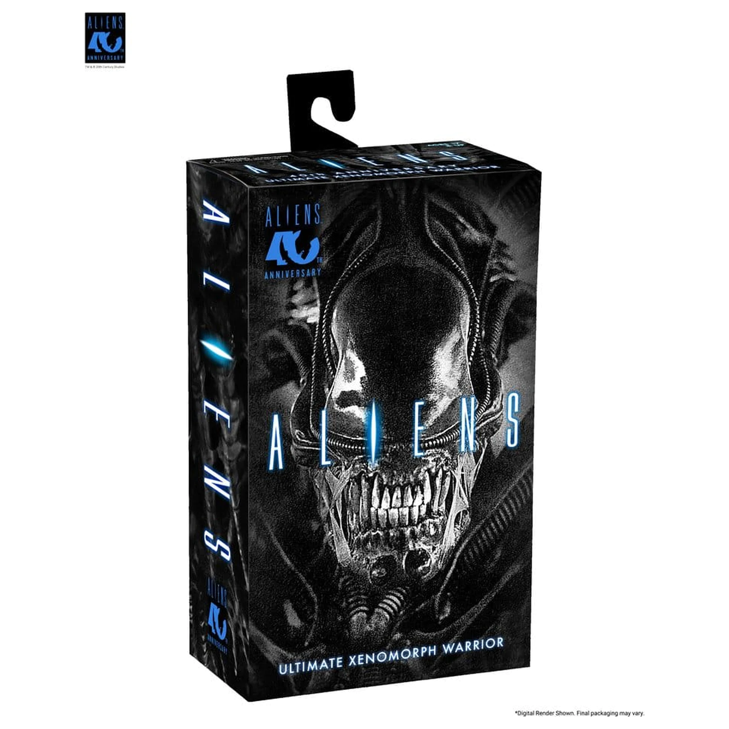 Aliens Ultimate Action Figure Warrior (1986) Xenomorph Black (40th Anniversary) 23 cm product photo