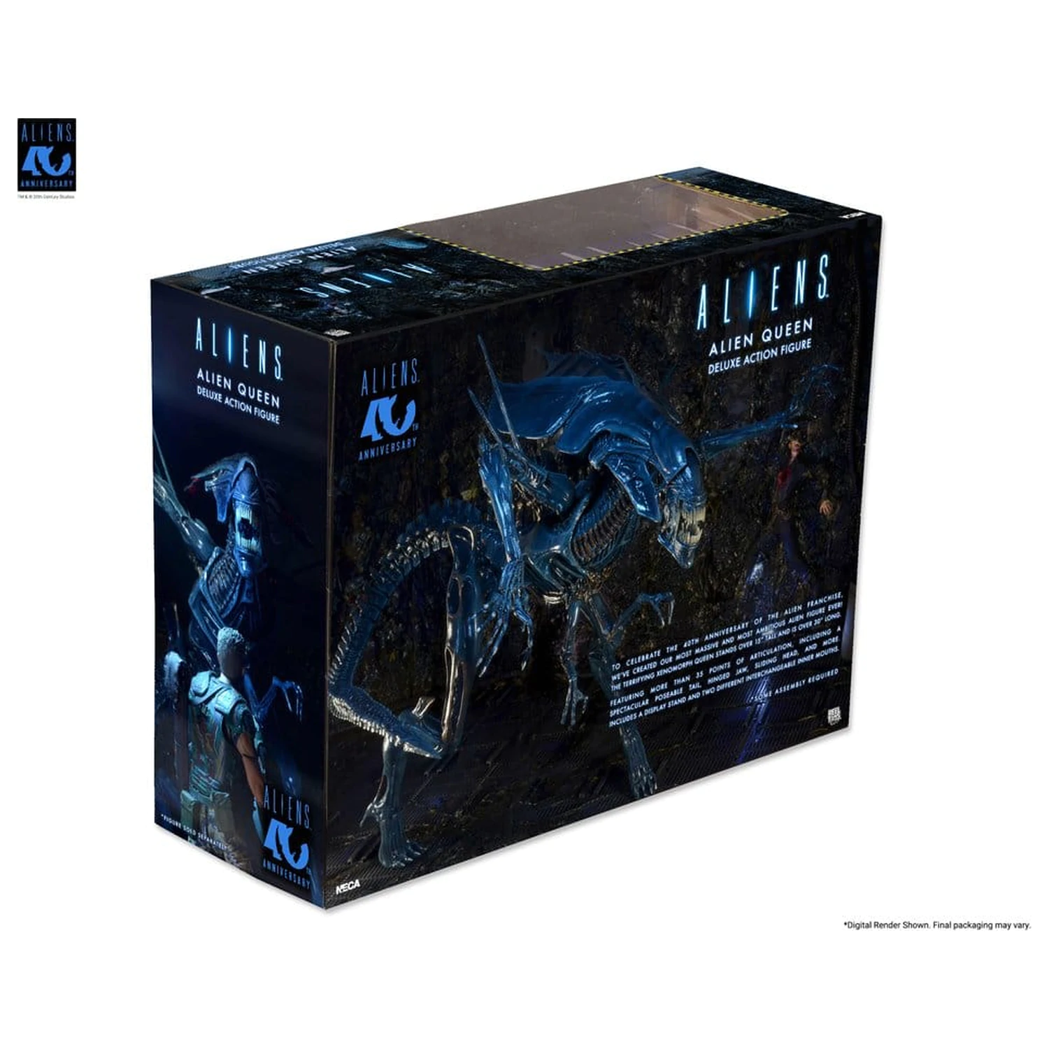 Aliens Ultra Deluxe Action Figure Alien Queen (40th Anniversary) 38 cm product photo