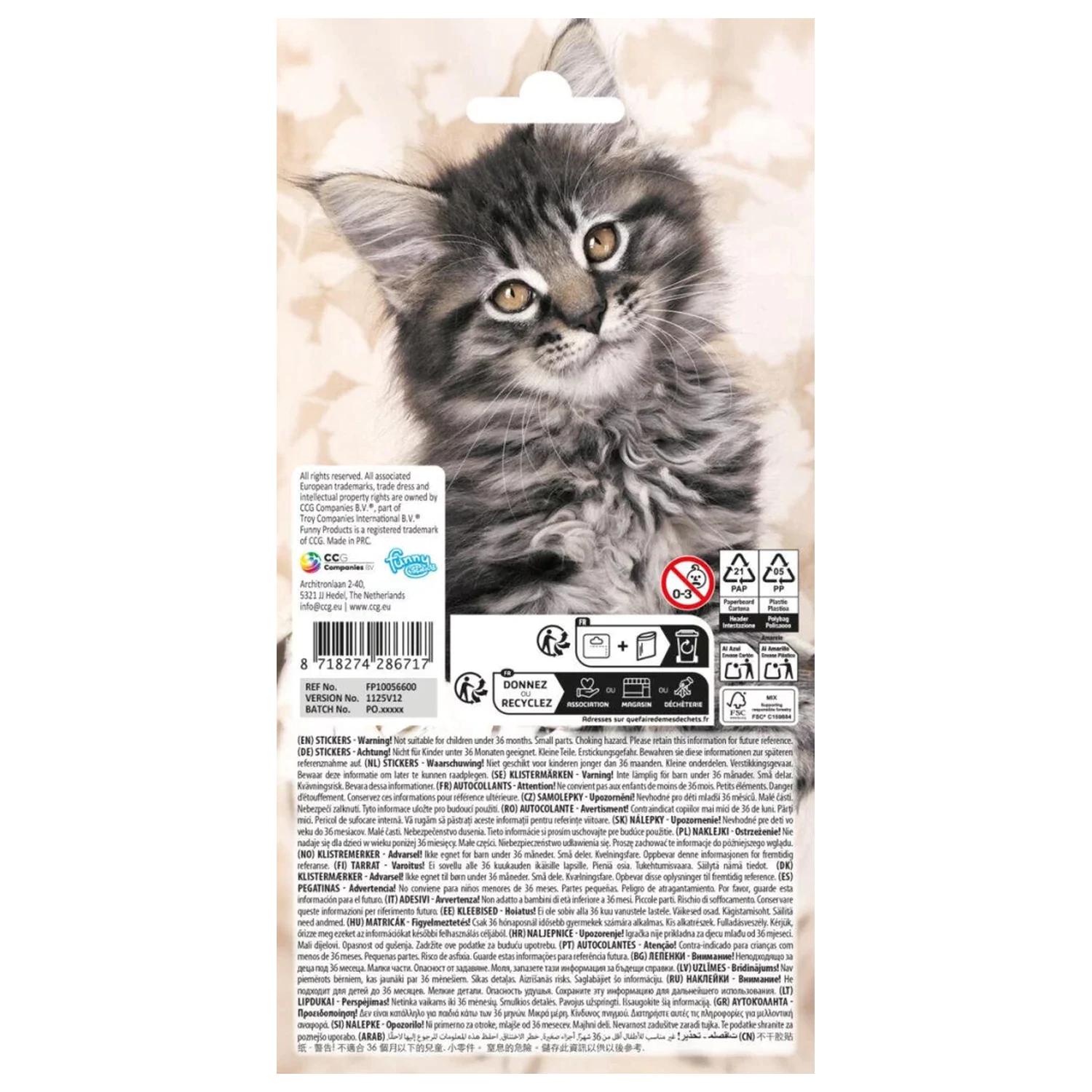 Animal Cats Sticker product photo
