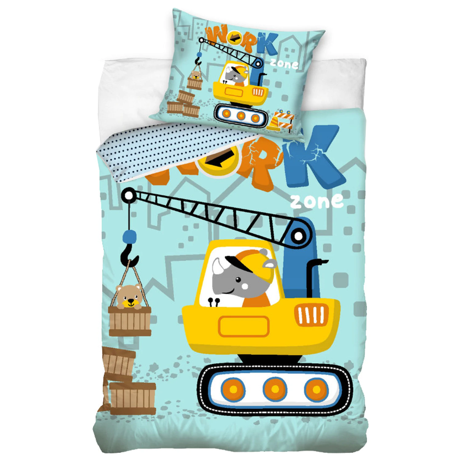 Animal Rhinoceros Work Duvet Cover product photo