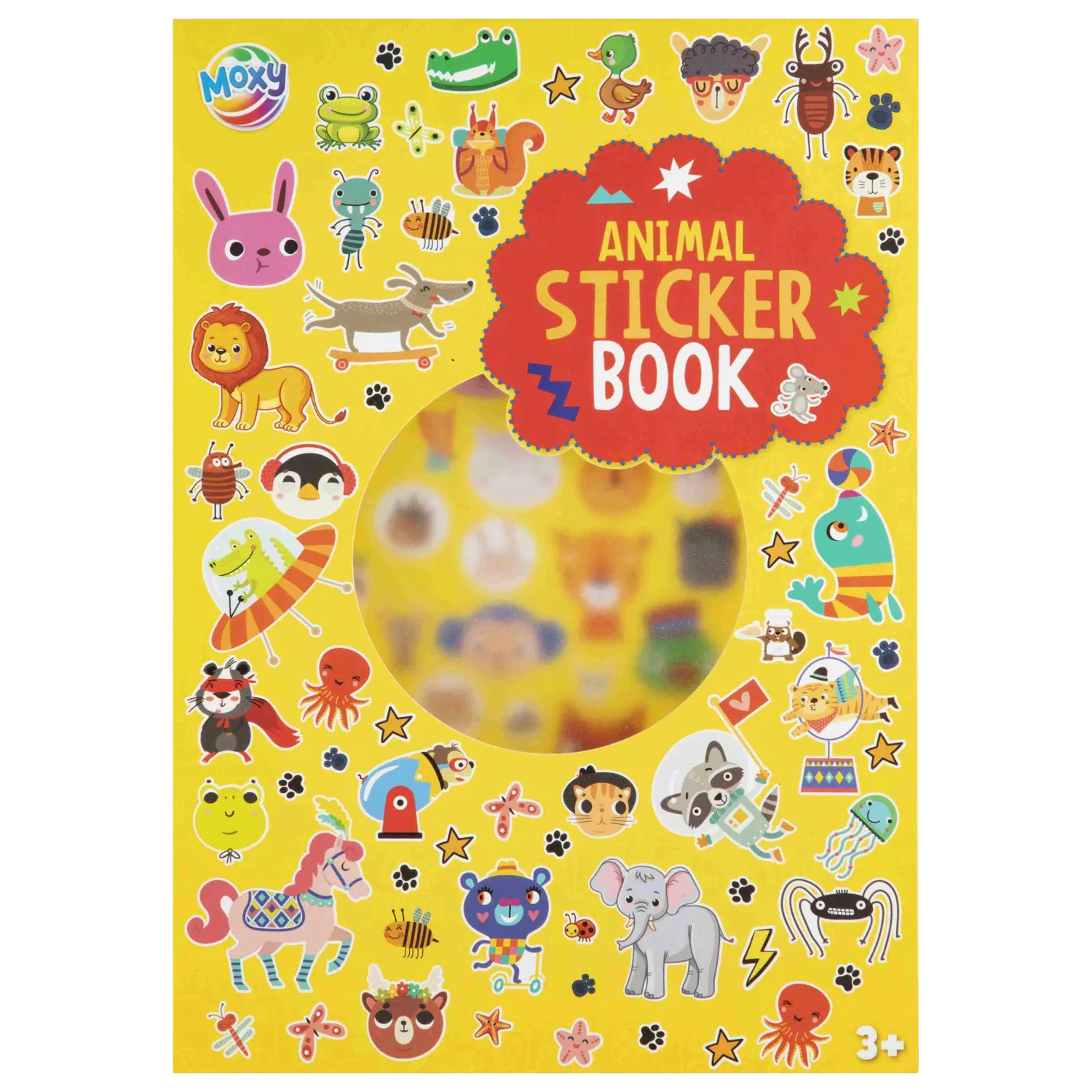 Animal Yellow Sticker Pack, 8 Sheets product photo
