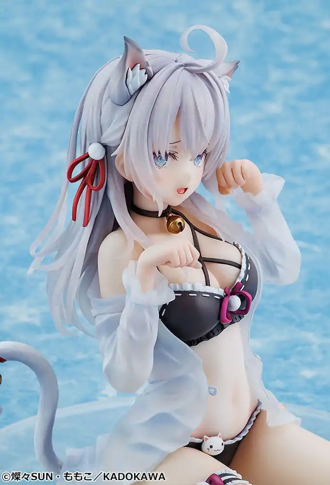 Alya Sometimes Hides Her Feelings in Russian Statue 1/7 Alisa Mikhailovna Kujou: Light Novel Catgirl Ver. Illustration by Momoco 13 cm product photo