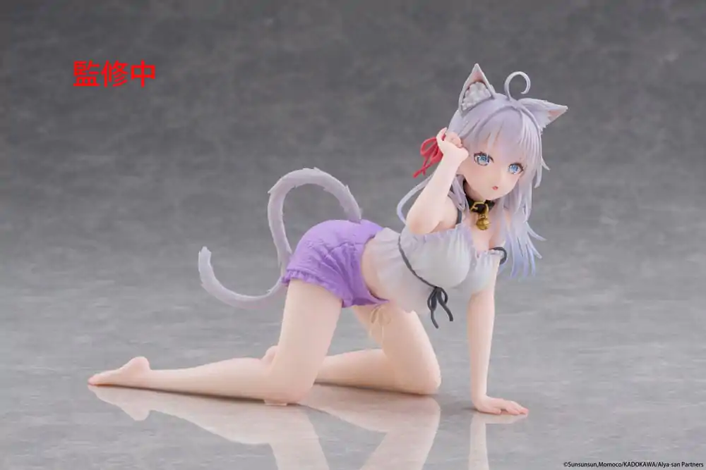 Alya Sometimes Hides Her Feelings in Russian PVC Statue Desktop Cute Figure Alya Cat Ear Roomwear Ver. 13 cm       product photo
