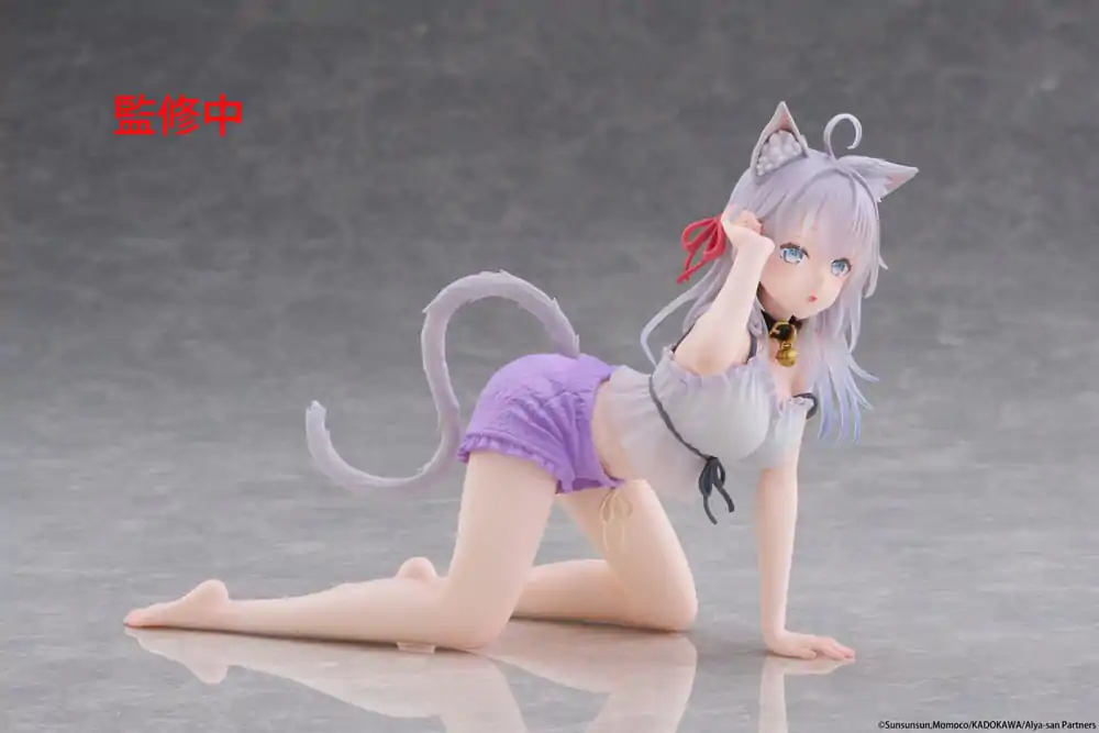 Alya Sometimes Hides Her Feelings in Russian PVC Statue Desktop Cute Figure Alya Cat Ear Roomwear Ver. 13 cm       product photo
