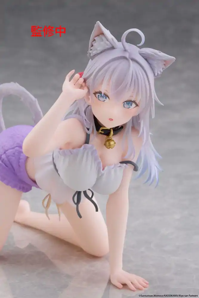 Alya Sometimes Hides Her Feelings in Russian PVC Statue Desktop Cute Figure Alya Cat Ear Roomwear Ver. 13 cm       product photo