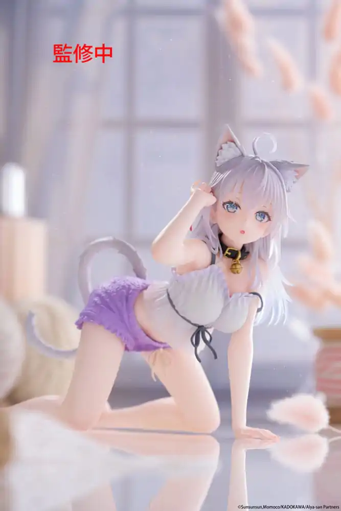 Alya Sometimes Hides Her Feelings in Russian PVC Statue Desktop Cute Figure Alya Cat Ear Roomwear Ver. 13 cm       product photo