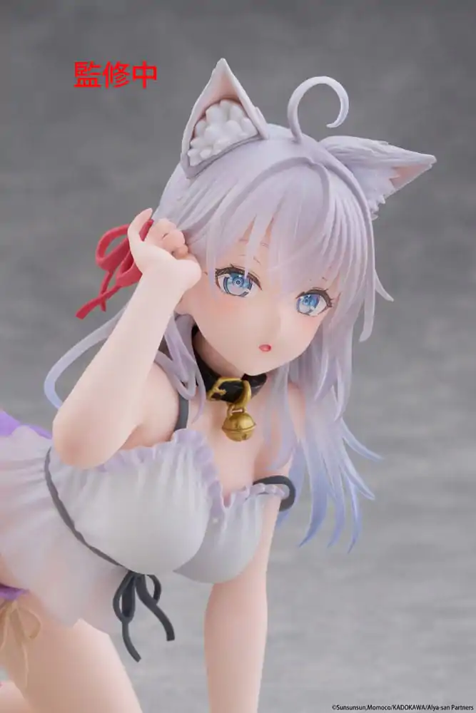Alya Sometimes Hides Her Feelings in Russian PVC Statue Desktop Cute Figure Alya Cat Ear Roomwear Ver. 13 cm       product photo